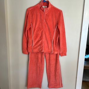 Talbots Terry Cloth Track Suit